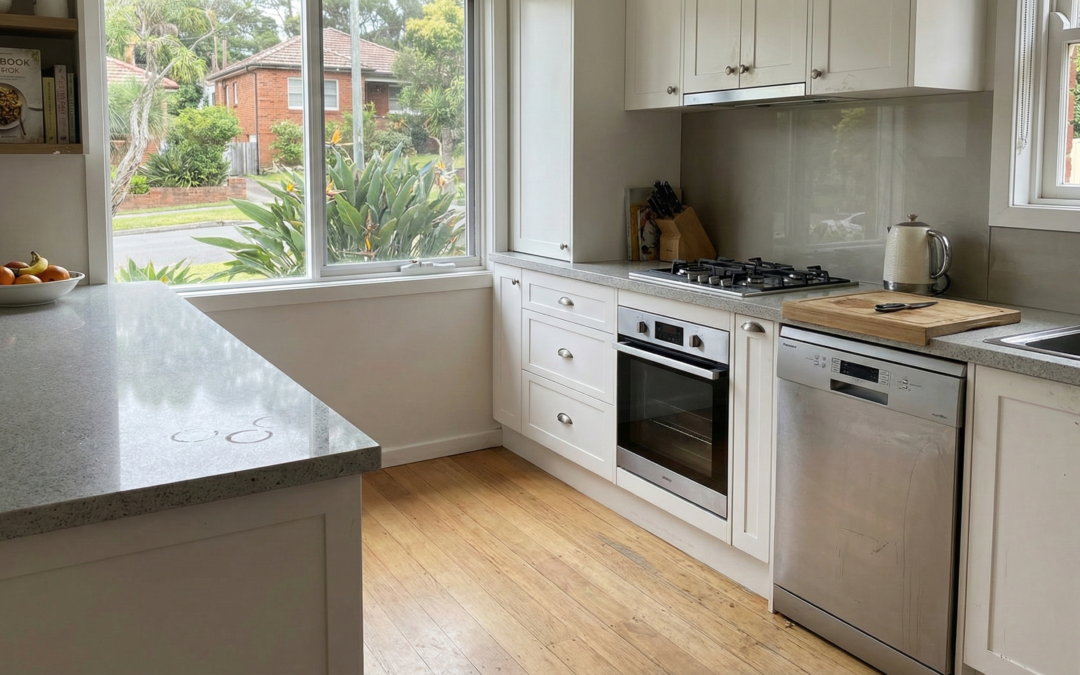 Kitchen life expectancy shown through a durable, well-maintained Sydney kitchen with long-lasting materials and appliances