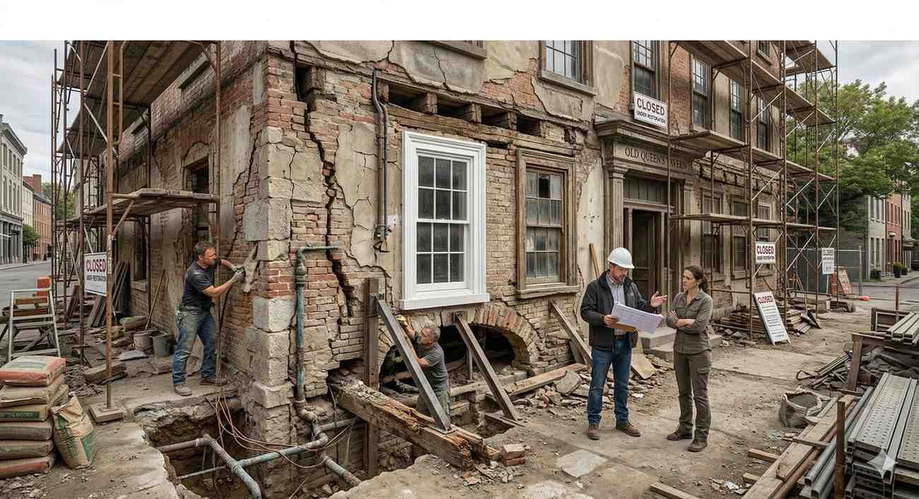 Old Building Problem Disadvantages of Restoring Old Buildings | Hidden Costs & Challenges