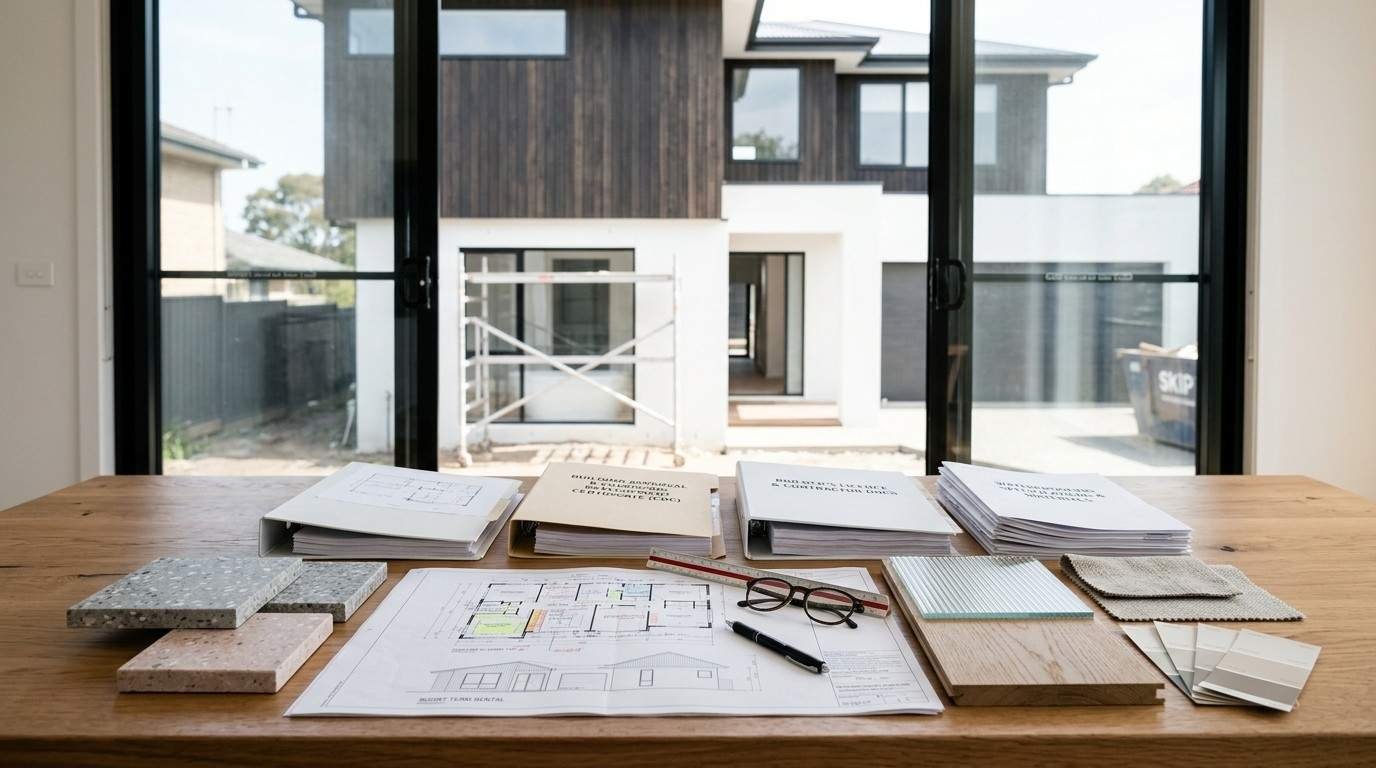 Planning documents and renovation approvals prepared for a compliant short-term rental renovation in New South Wales.