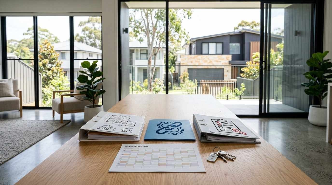 Compliance documents and planning records for a legally operated short-term rental property in New South Wales.