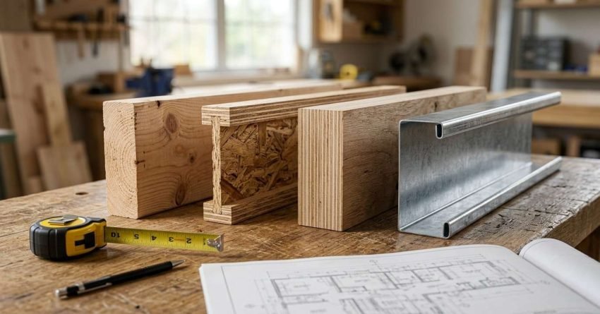 Framing materials comparison for residential construction.