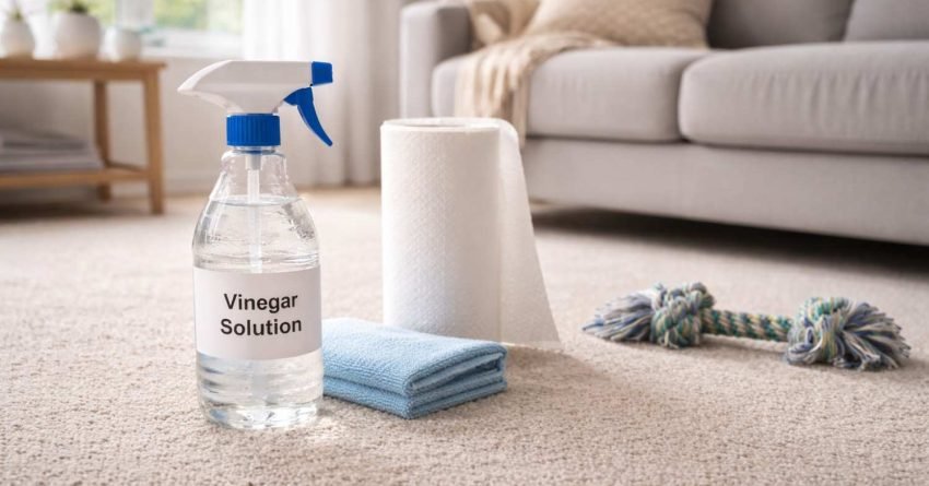 Spray-Vinegar-on-Carpet