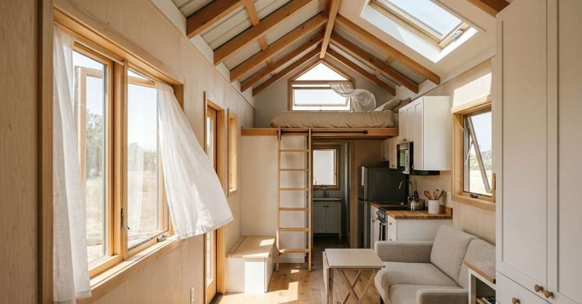 Strategically upgraded home interior with quality renovations and an organized financial planning workspace representing smart ways to use $100,000 for long-term value.